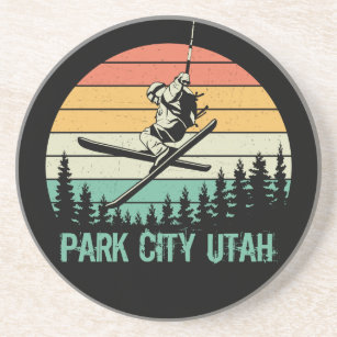 Posavasos Ciudad del Parque de la Ciudad de Utah