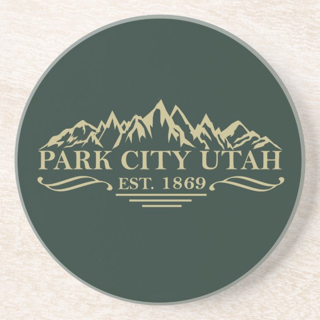 Posavasos Ciudad del parque de Utah (Frente)