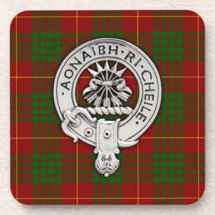 Posavasos Clan Cameron Escudo y Tartán