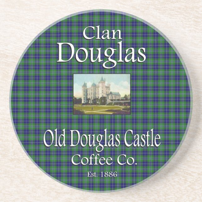Posavasos Clan Douglas Old Douglas Castle Coffee Co. (Frente)