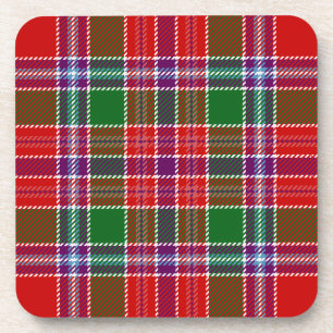 Posavasos Clan escocés Burrell Tartán Plaid