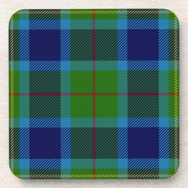 Posavasos Clan escocés Miller Tartan Plaid (Frente)