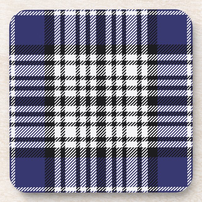 Posavasos Clan escocés Napier Tartan Plaid (Frente)