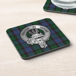 Posavasos Clan Ferguson Escudo y Balquhidder Tartán