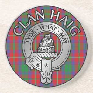 Posavasos Clan Haig Escudo y Tartán