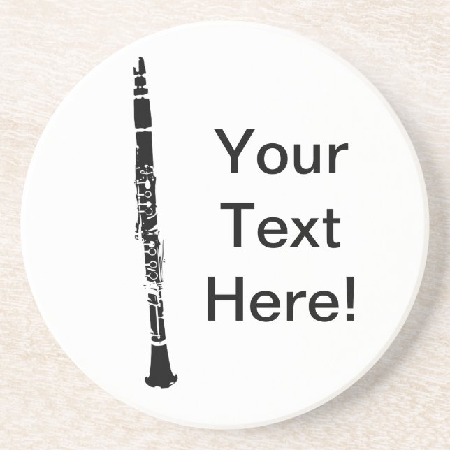 Posavasos Clarinete personalizado (Frente)