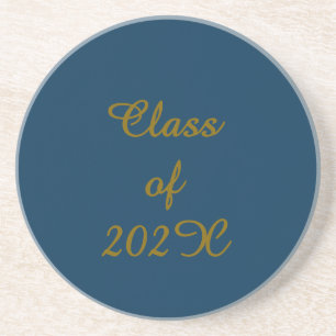 Posavasos Clásica Clase de 202X Graduación Sandstone Coaster