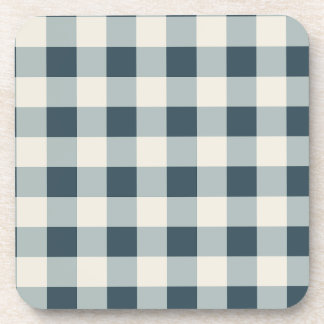 Posavasos Clásico Blue Farmhouse Gingham Style