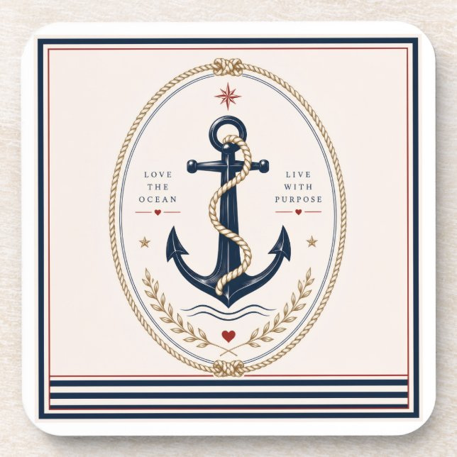 Posavasos Clásico Cojín Sailorcore (Frente)