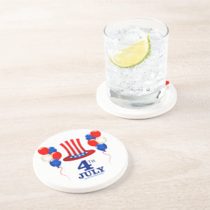 Posavasos Clásico del Día de la Independencia del 4 de julio