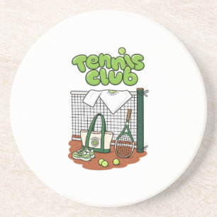 Posavasos Clásico Gráfico Deportivo Club de Tenis – Verde Te