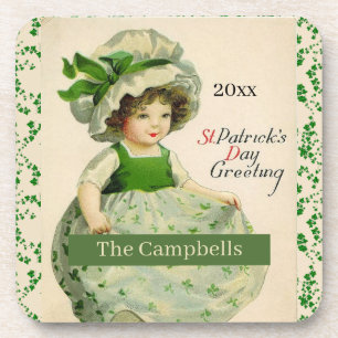 Posavasos Clásico personalizado Día de San Patricio