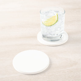 Posavasos Clásico retro todo blanco