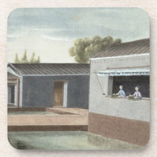 Posavasos Clasificación del té (w/c en el papel) 2