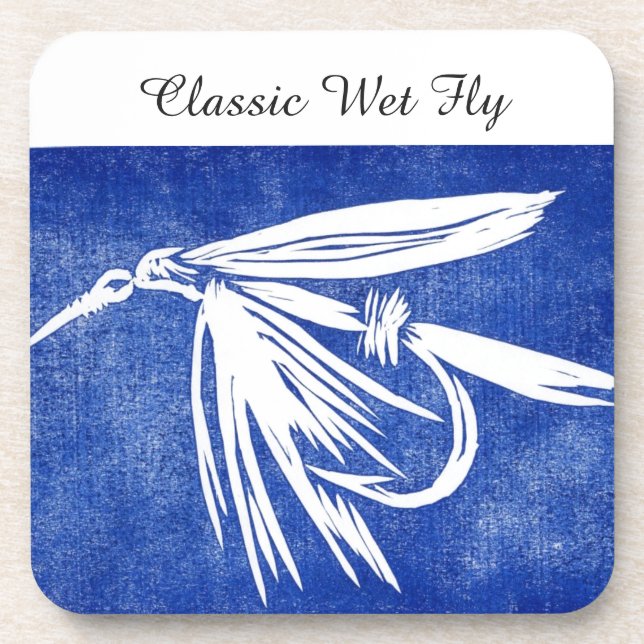 Posavasos "Classic Wet Fly - Blue" Truth Fly Coaster (Frente)