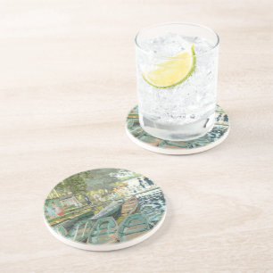 Posavasos Claude Monet. Bañistas en La Grenouillère