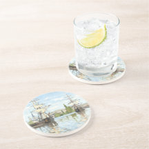 Claude Monet. Buques montando en el Sena en Ruán