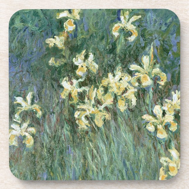 Posavasos Claude Monet el | los iris amarillos (Frente)