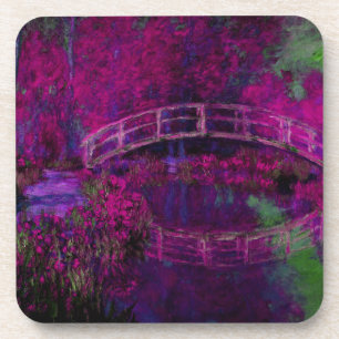 Posavasos Claude Monet El Puente Japonés púrpura
