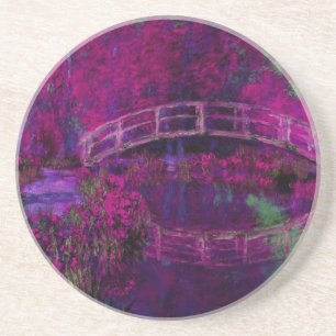 Posavasos Claude Monet El Puente Japonés púrpura