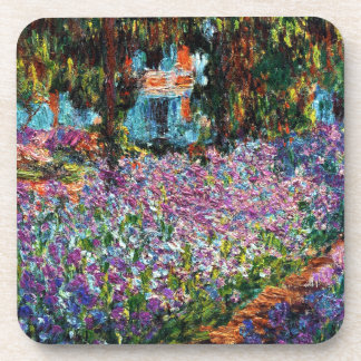 Posavasos Claude Monet: Iris en el jardín de Monet