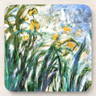 Posavasos Claude Monet, irlandeses amarillos y malva 19