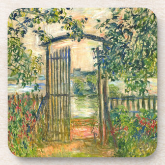 Posavasos Claude Monet: La puerta de jardín en Vetheuil