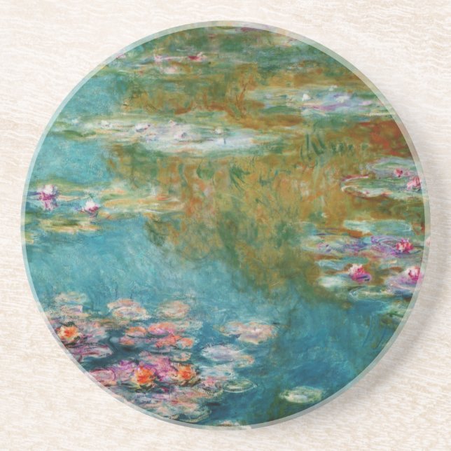 Posavasos Claude Monet, Lily Pond en Giverny (Frente)