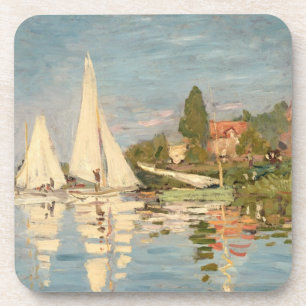 Posavasos Claude Monet   Regatta at Argenteuil, c.1872
