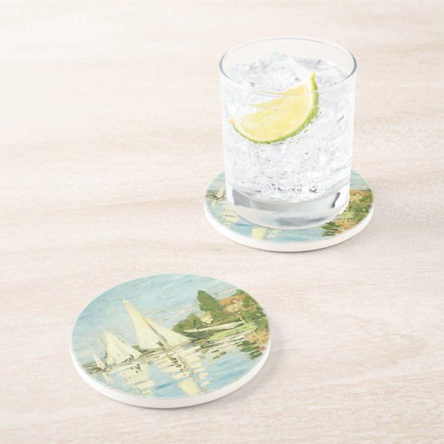 Posavasos Claude Monet. Regattas en Argenteuil (Lado)