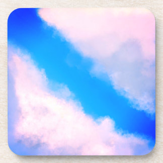 Posavasos Clouds Apart - Azul con nubes rosadas