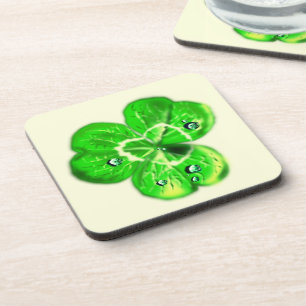 Posavasos Clover Dew Droga Bebida Cocina Semilla Fresca Verd
