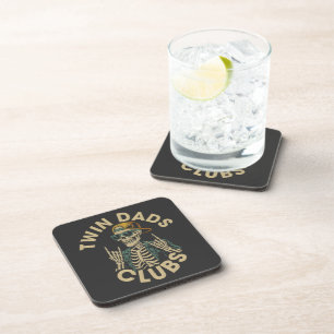 Posavasos Club de Papás Gemelos Esqueleto