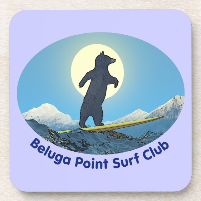 Posavasos Club de Surf Beluga Point (Frente)