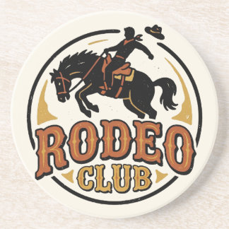 Posavasos Club Rodeo Vaquero Antiguo Bronco Salvaje Occident