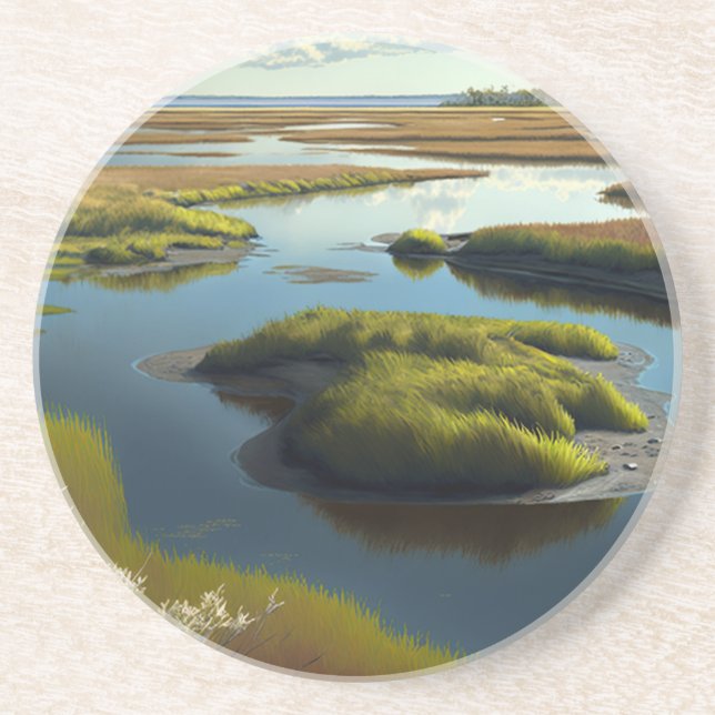 Posavasos Coastal Tranquility (Frente)