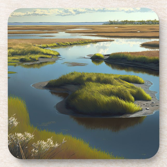 Posavasos Coastal Tranquility (Frente)