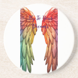Posavasos Coaster Angel Wings Barware Angelic Vibes