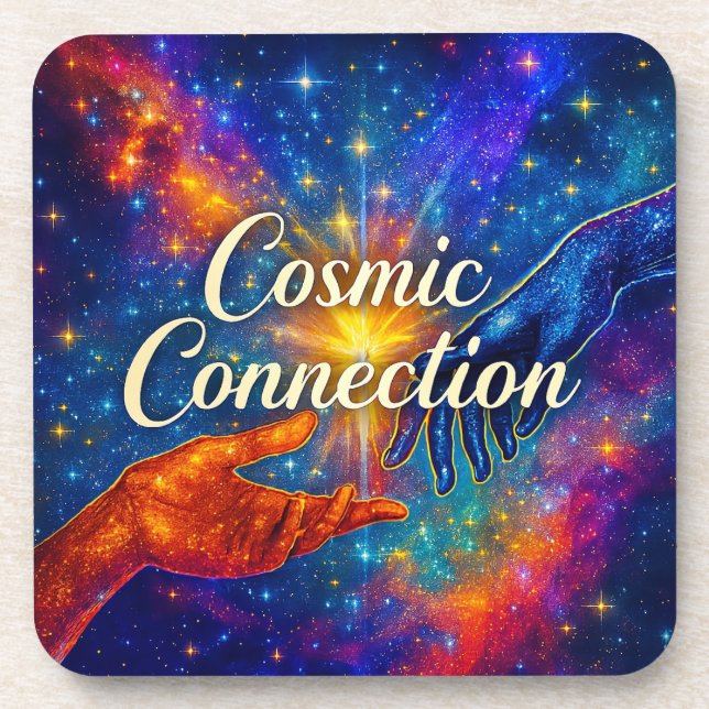 Posavasos 🪐 Coaster Conexión Cósmica (Frente)