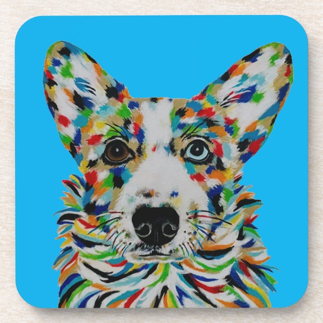 POSAVASOS COASTER CORGI (Frente)