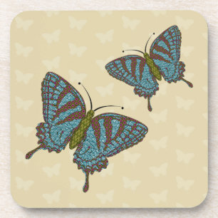 Posavasos Coaster Cuadrado de Golondrina Japonesa