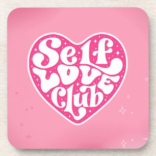 Posavasos Coaster de Bebida Club de Amor Propio