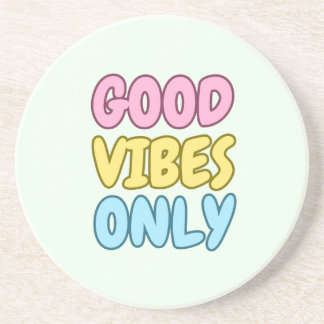 Posavasos Coaster de Buenas Vibraciones