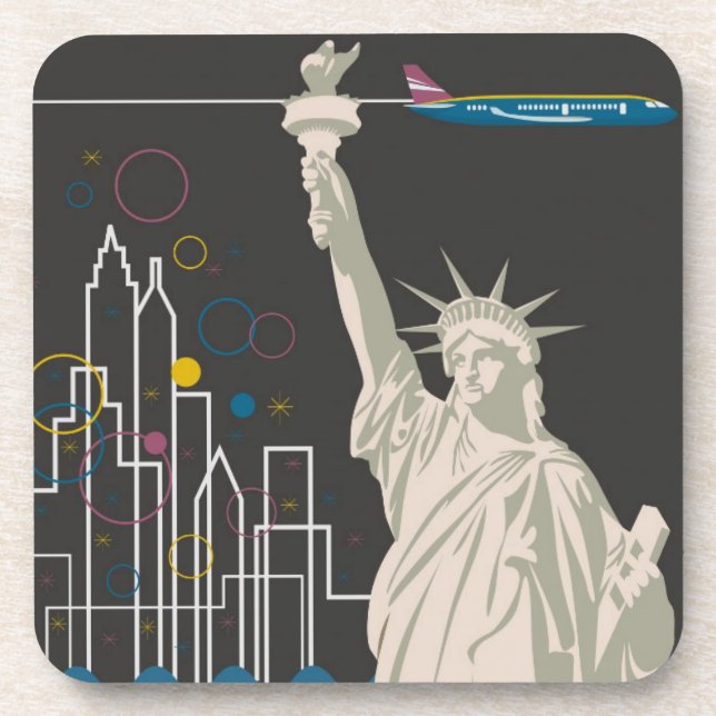 Posavasos Coaster de Nueva York (Frente)