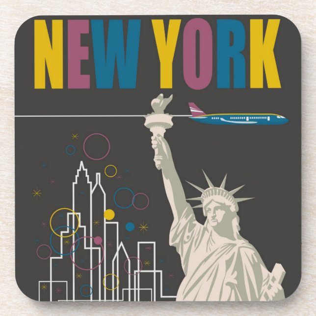 Posavasos Coaster de Nueva York (Frente)