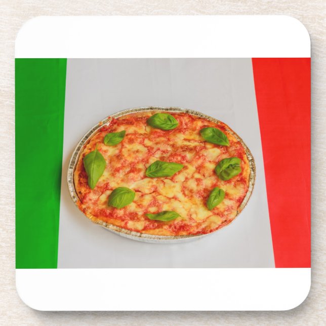 POSAVASOS COASTER DE PIZZA ITALIANA (Frente)