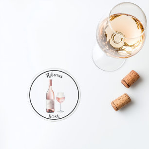 Posavasos Coaster para Amante del Vino Rosado – Vino Person