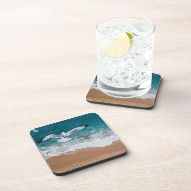 Posavasos Coaster Set-Beach (Lado Derecho)