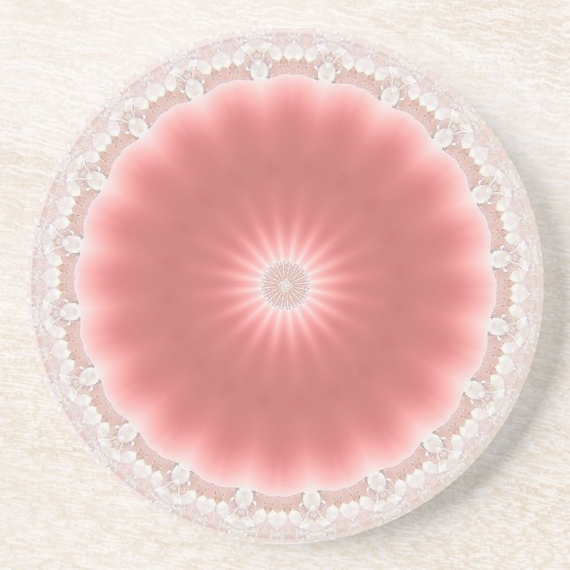 Posavasos Coaster Sol Rosa (Frente)