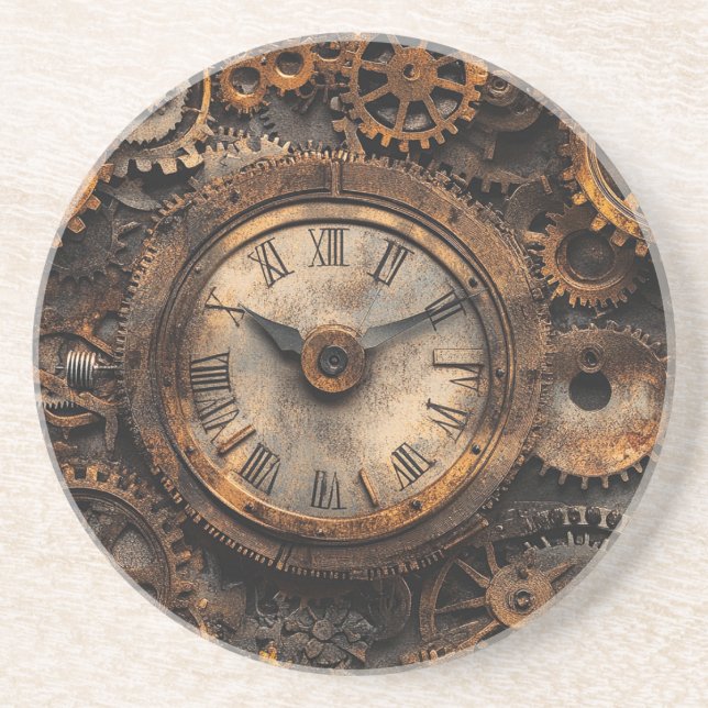 Posavasos Coaster Vintage Steampunk (Frente)